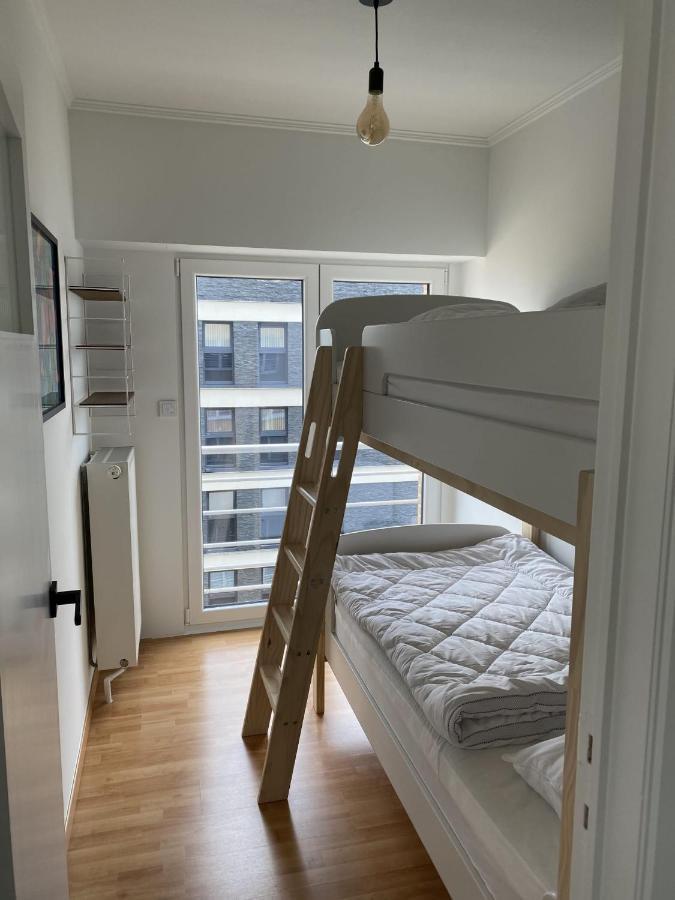 Appartment With Frontal Sea View With 3 Bedrooms Koksijde Eksteriør bilde