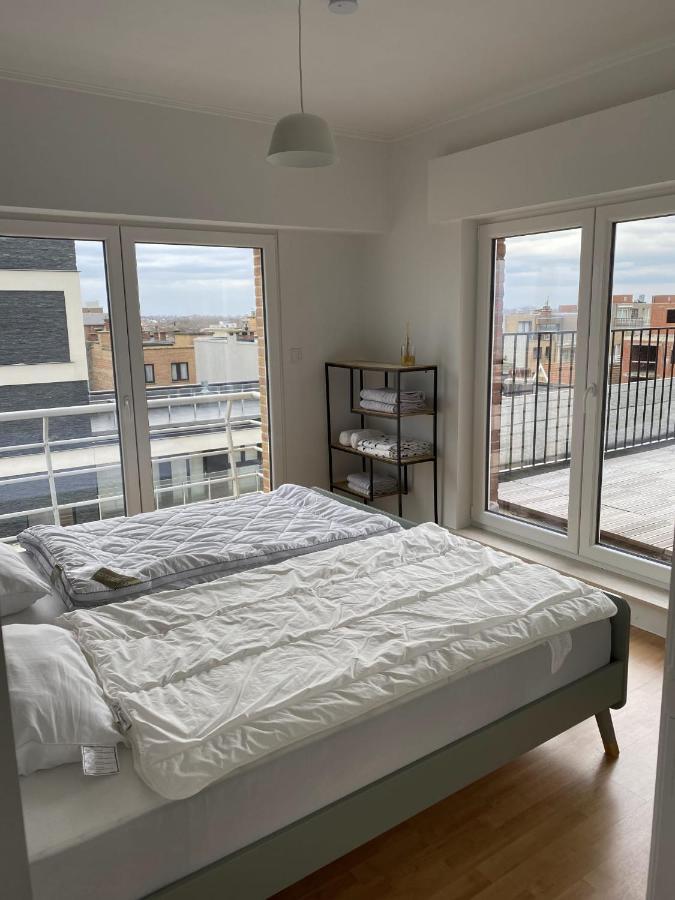 Appartment With Frontal Sea View With 3 Bedrooms Koksijde Eksteriør bilde